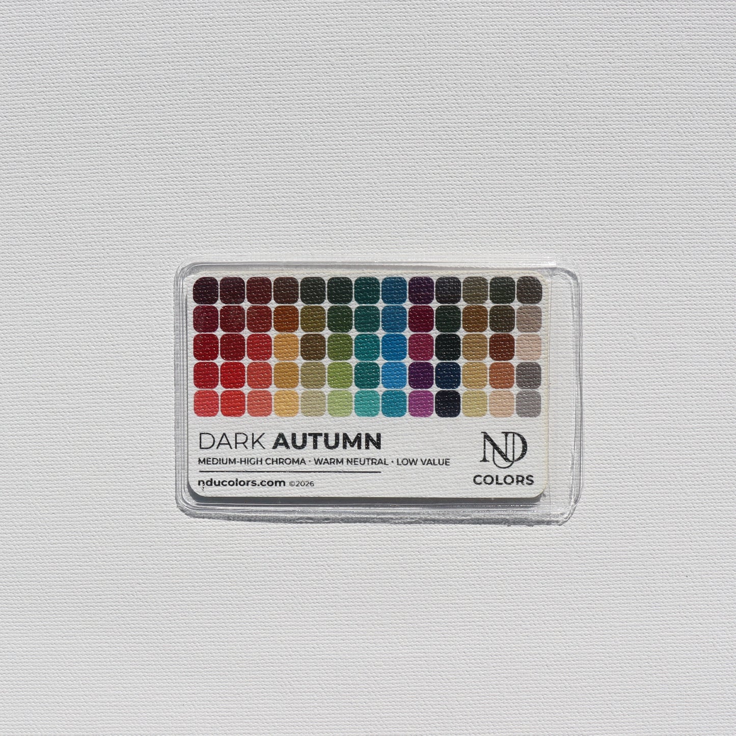 Color Cards with Vinyl Sleeve