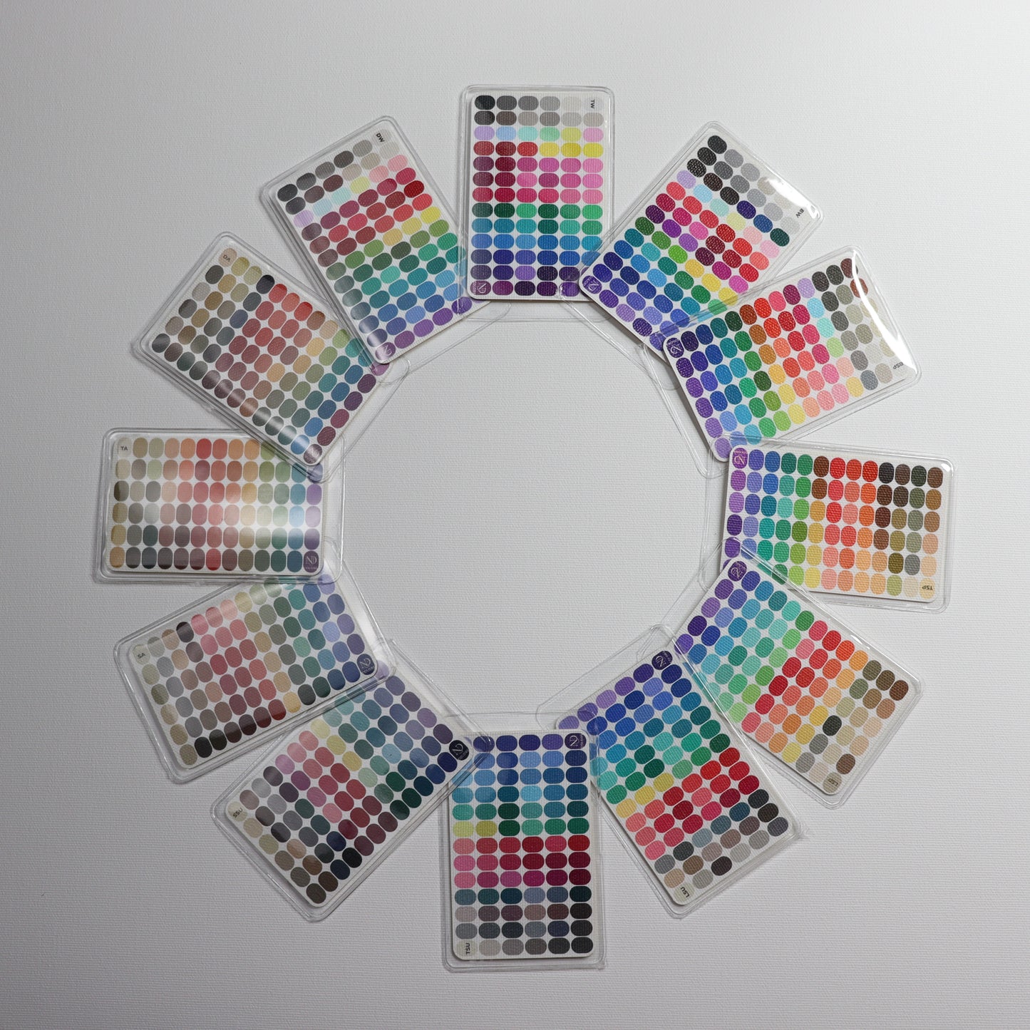 Color Cards with Vinyl Sleeve