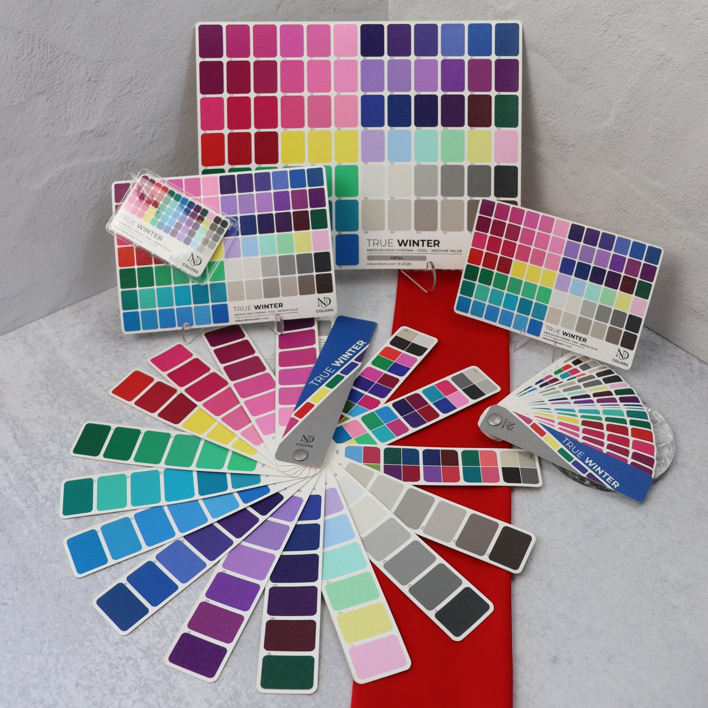 True Winter Color Card with vinyl sleeve