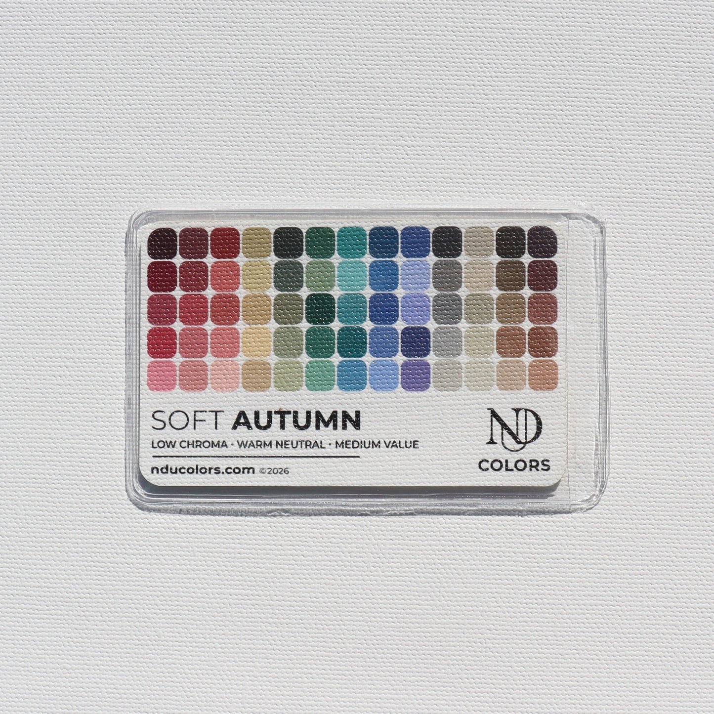 Color Cards with Vinyl Sleeve