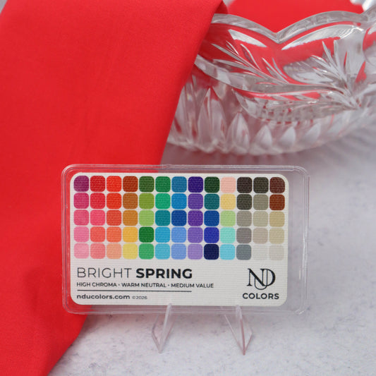 Bright Spring Color Card with vinyl sleeve