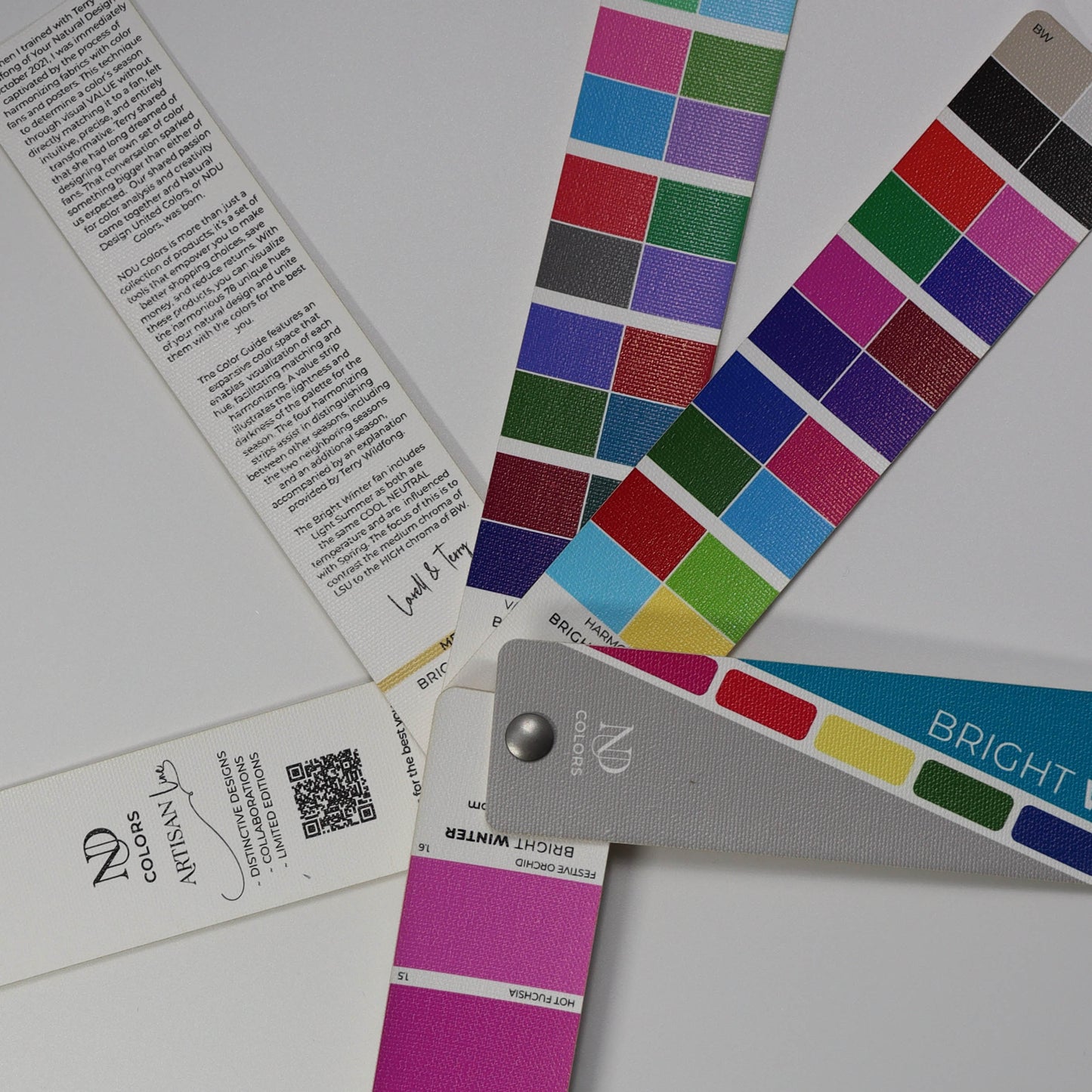 Bright Winter Artisan Line COLOR GUIDE
