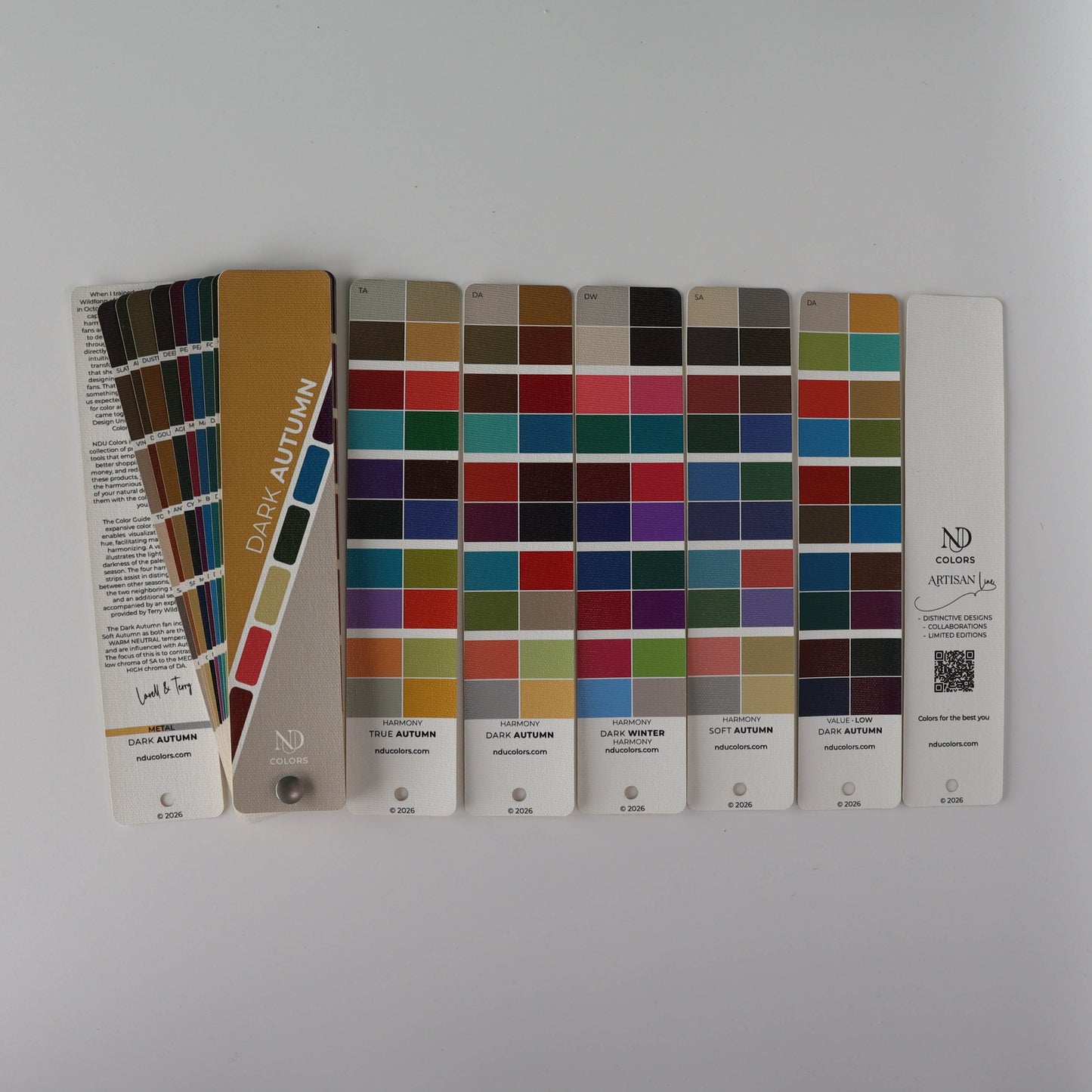 Dark Autumn Artisan Line COLOR GUIDE