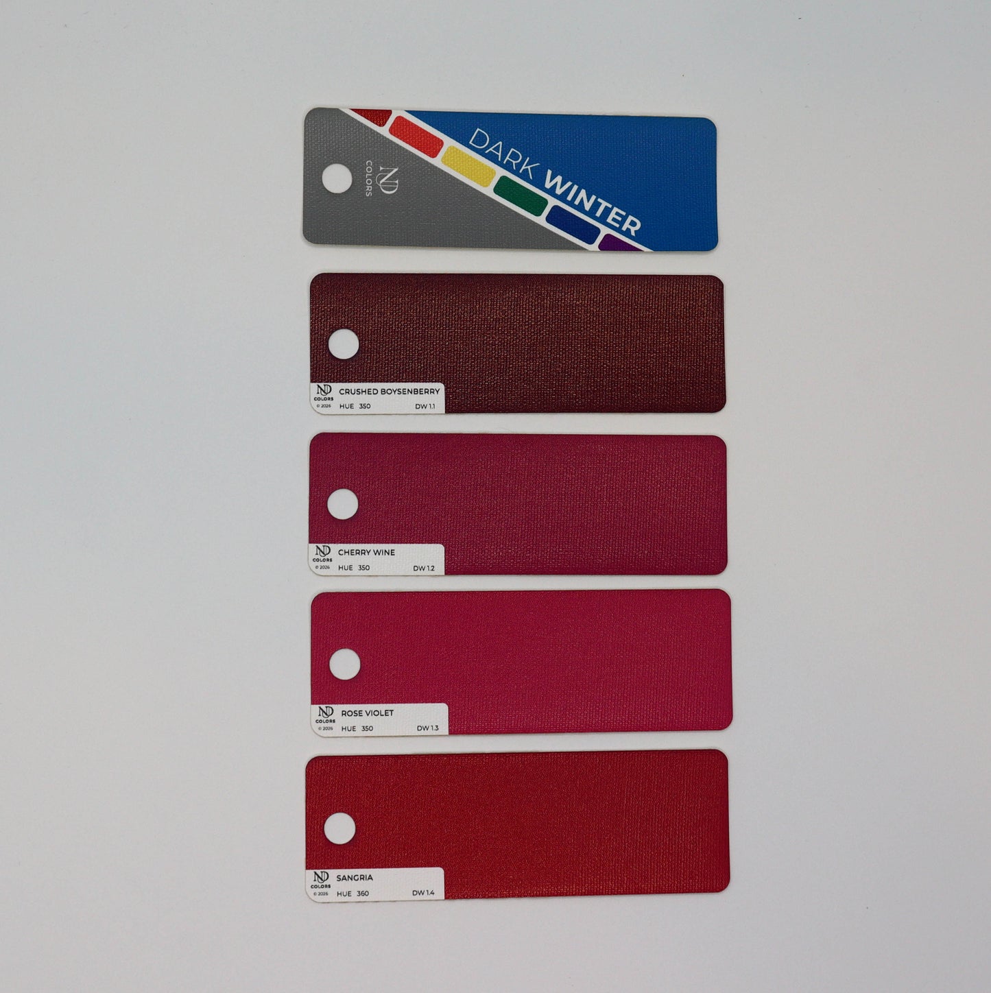 Dark Winter Artisan Line COLOR DECK - Handcrafted for larger color space