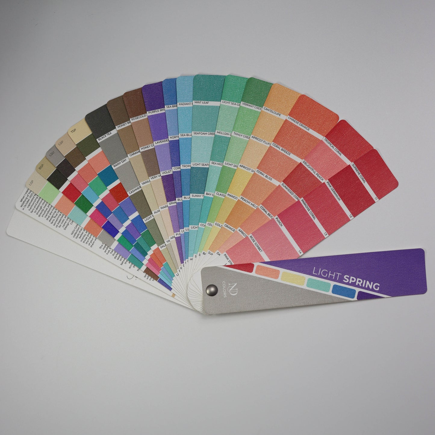 Light Spring Artisan Line COLOR GUIDE
