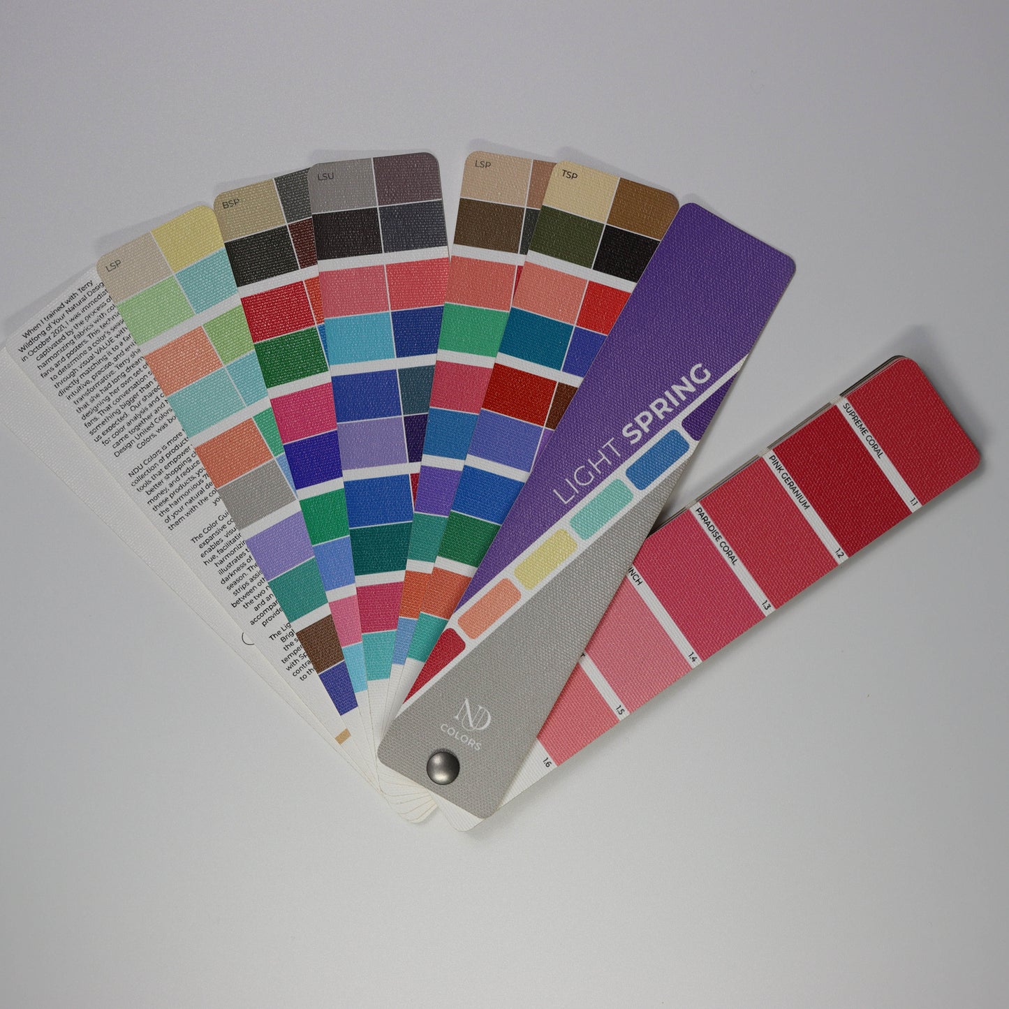 Light Spring Artisan Line COLOR GUIDE