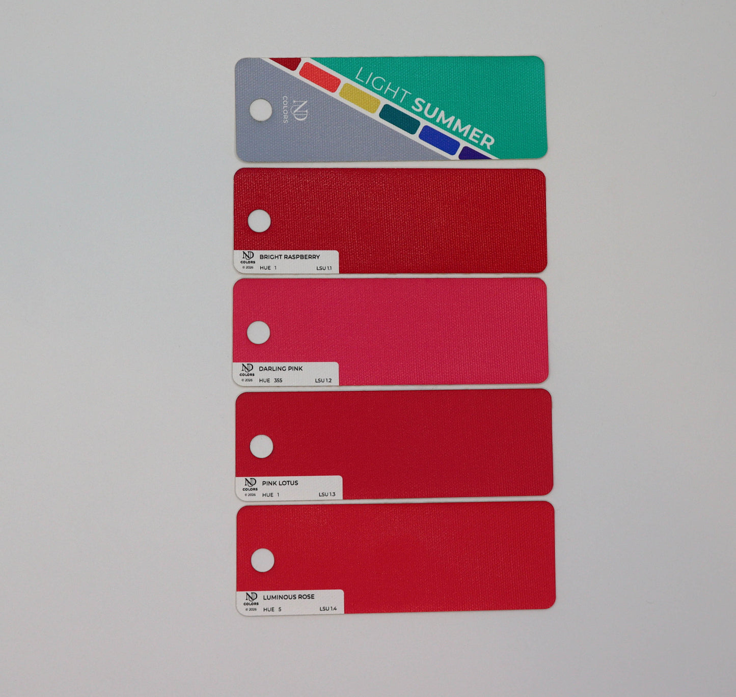 Light Summer Artisan Line COLOR DECK - Handcrafted for larger color space