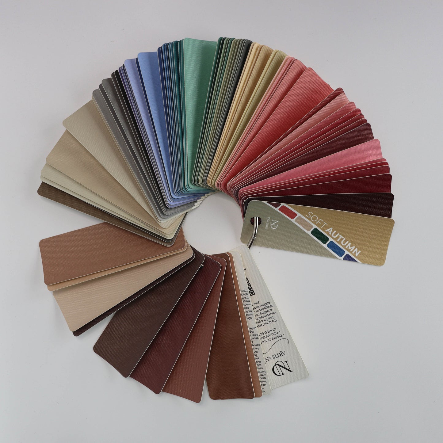 Soft Autumn Artisan Line COLOR DECK - Handcrafted for larger color space
