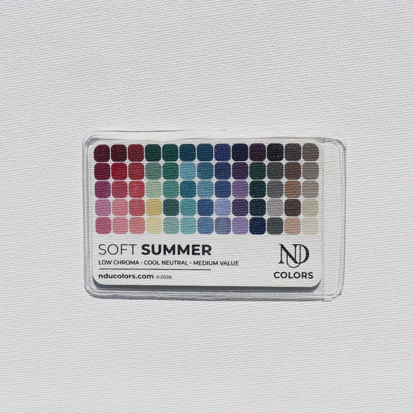 Color Cards with Vinyl Sleeve