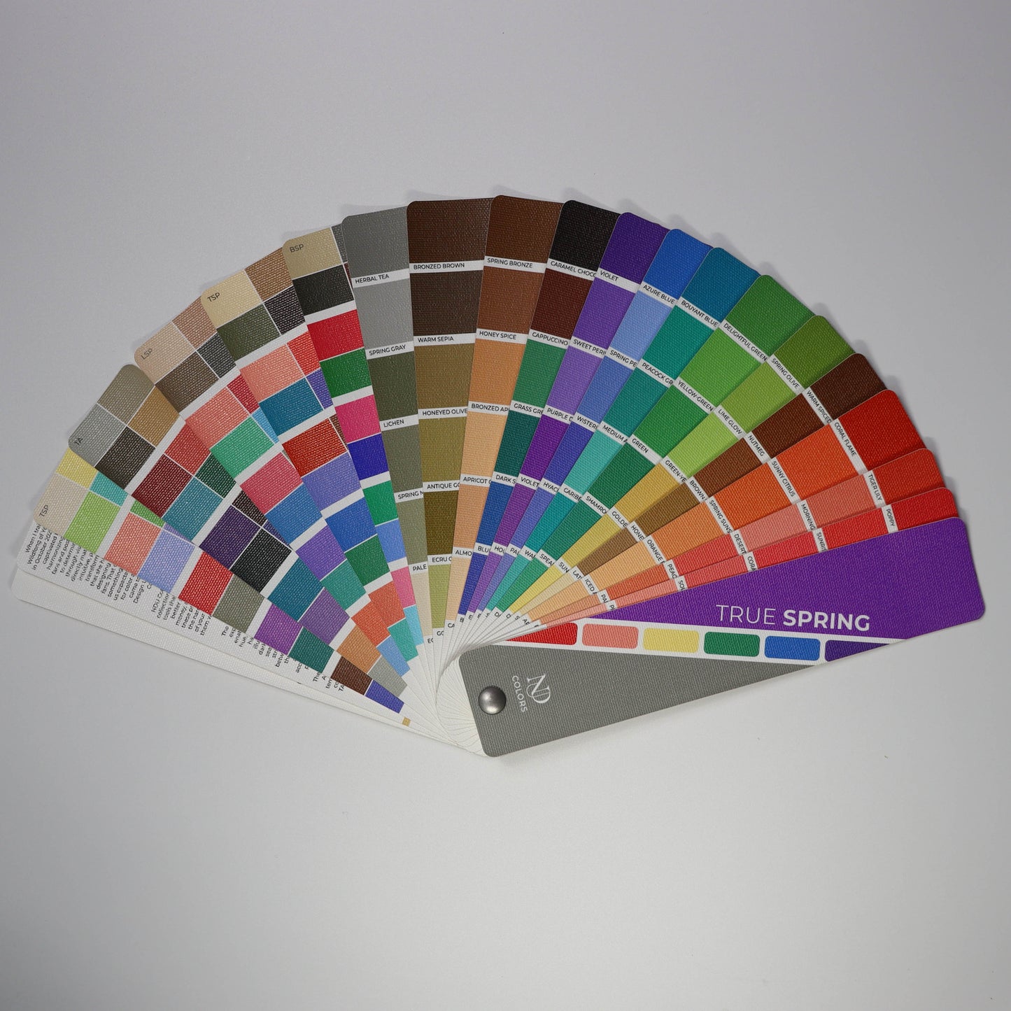 True Spring Artisan Line COLOR GUIDE