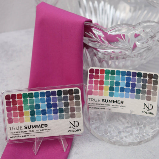 True Summer Color Card with vinyl sleeve