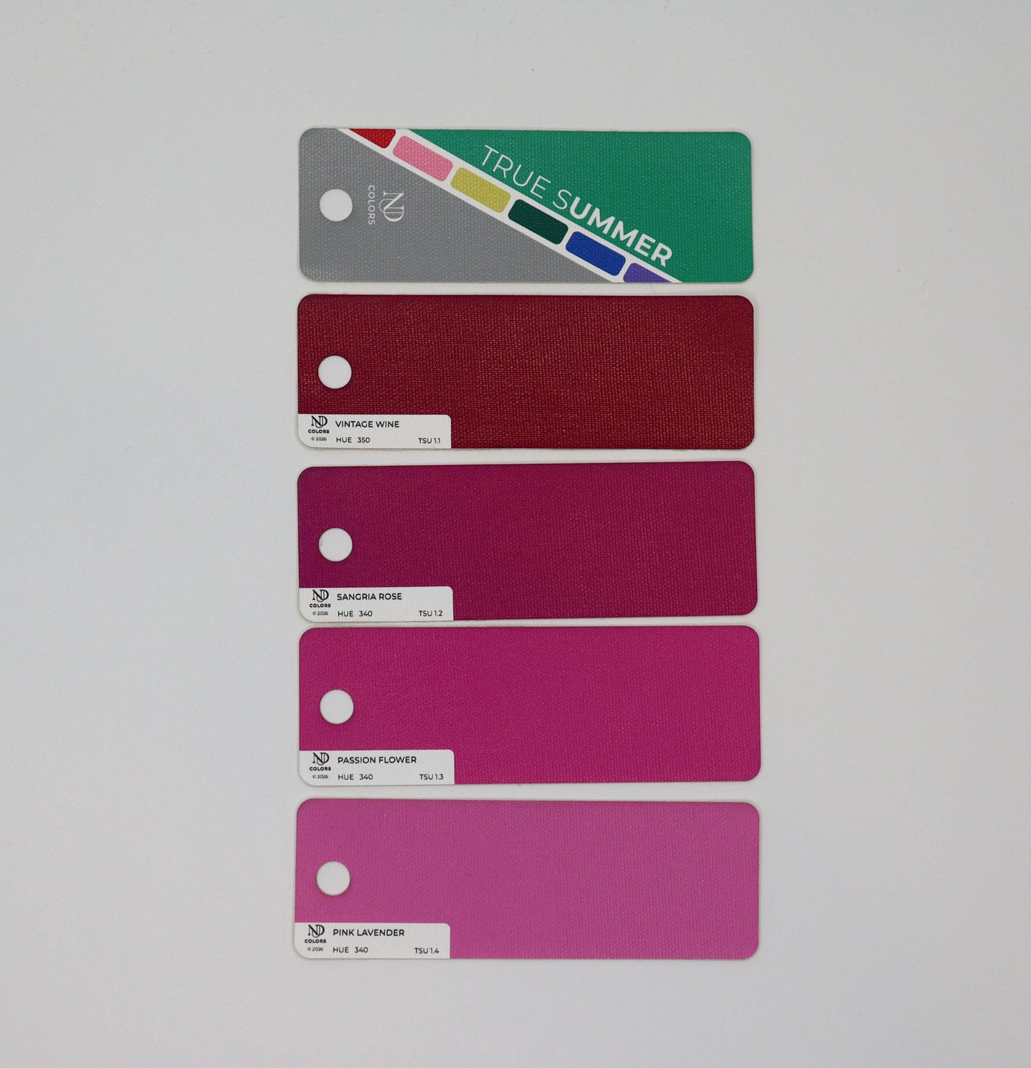 True Summer Artisan Line COLOR DECK - Handcrafted for larger color space