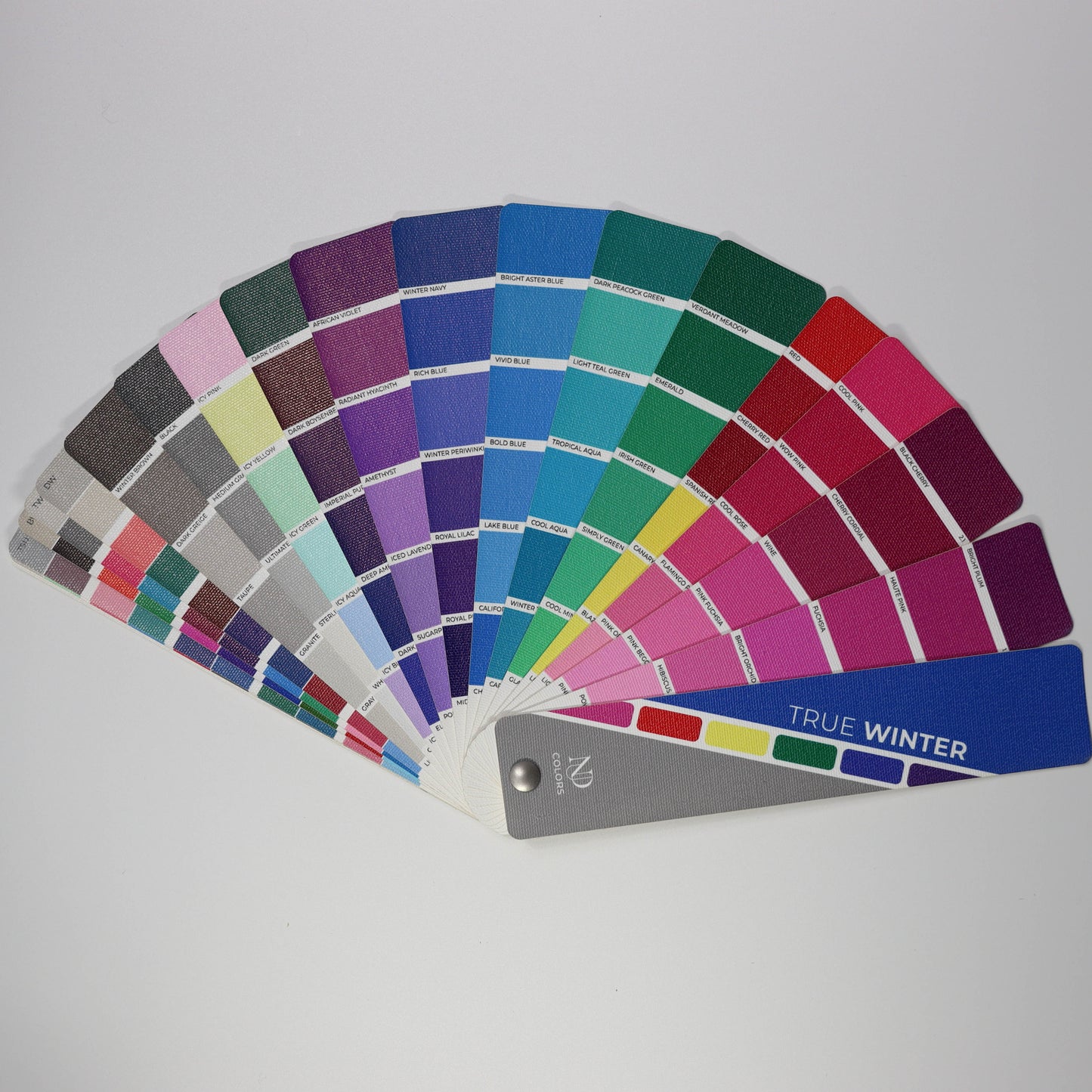 True Winter Artisan Line COLOR GUIDE
