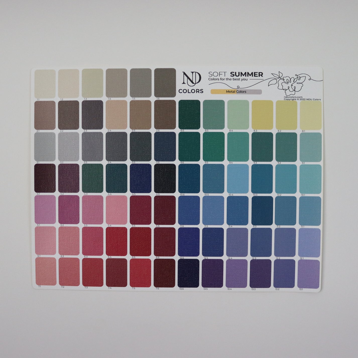 Soft Summer Poster NDU Colors
